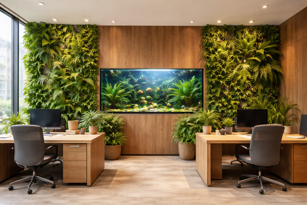 Biuro w rytmie biophilic design