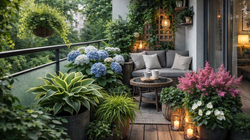 Balkon północny – jakie rośliny naprawdę radzą sobie w cieniu?