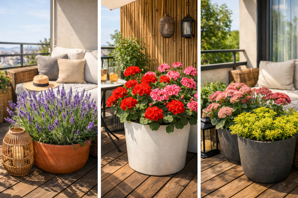 Słoneczny balkon południowy